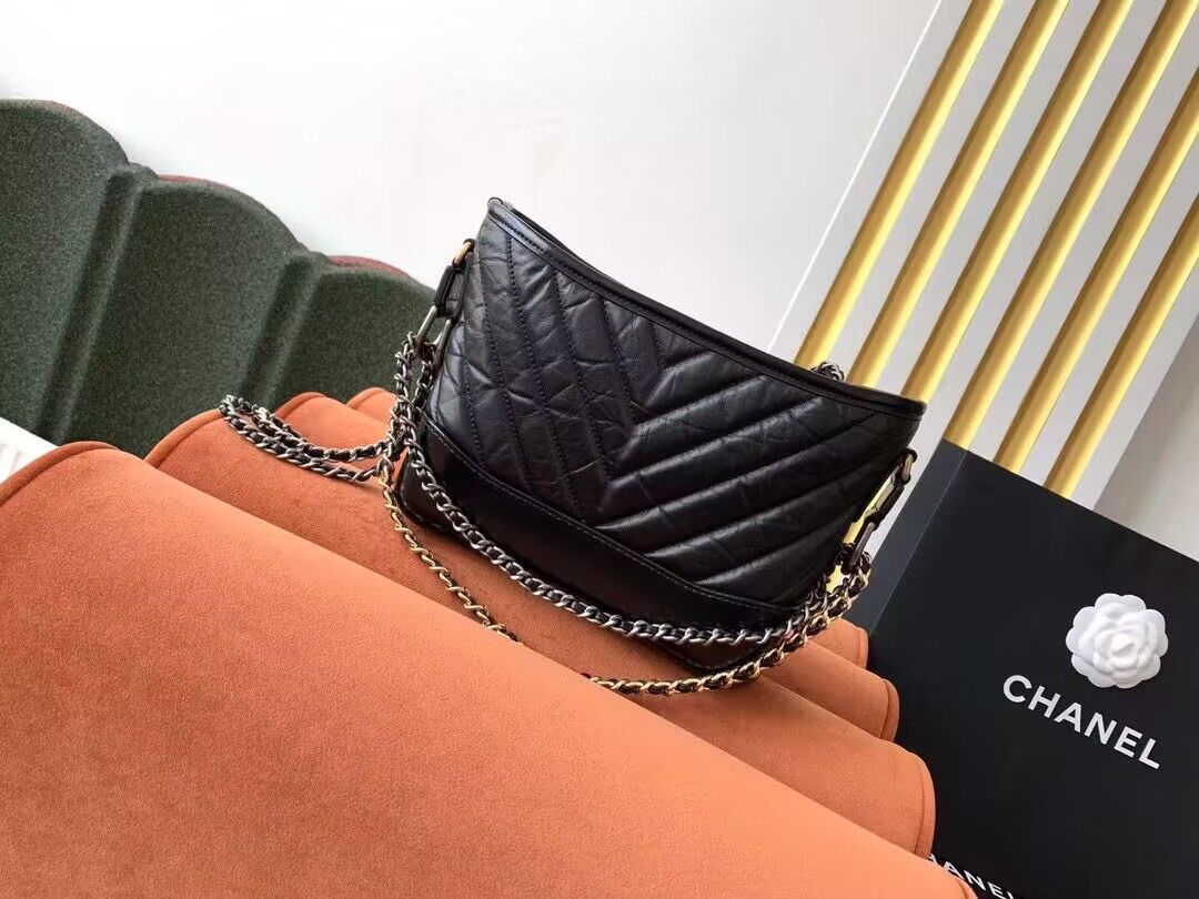 Chanel gabrielle small hobo bag A91810 Black