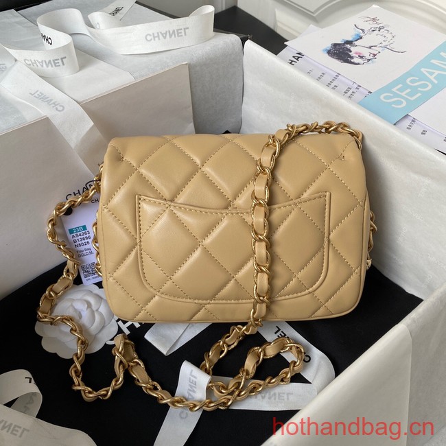 Chanel SMALL FLAP BAG AS4263 Apricot