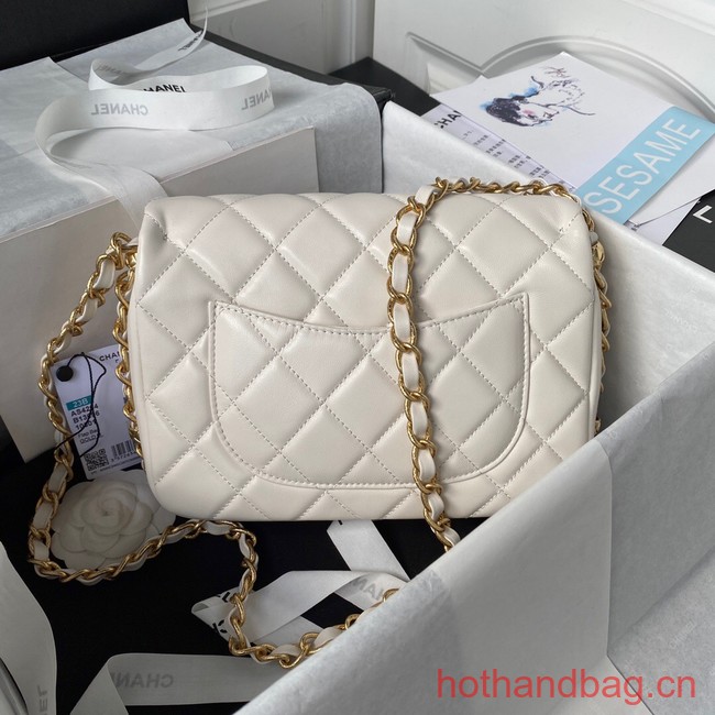 Chanel SMALL FLAP BAG AS4264 WHITE