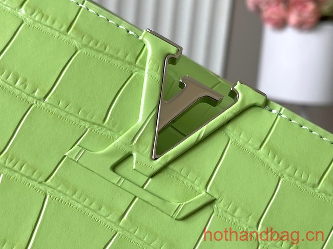 Louis Vuitton Capucines MM N93419 light green