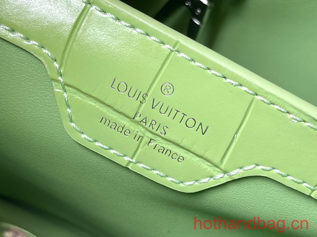 Louis Vuitton Crocodile Capucines BB N48865 light green