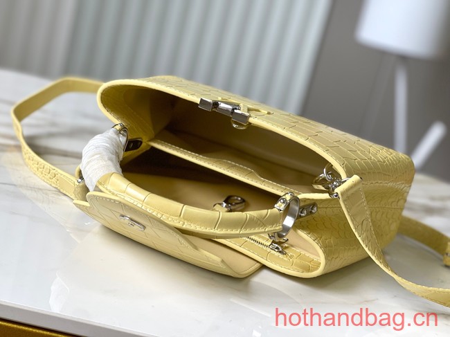 Louis Vuitton Crocodile Capucines BB N48865 yellow