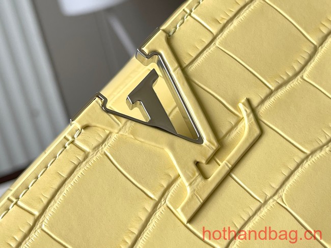 Louis Vuitton Crocodile Capucines BB N48865 yellow