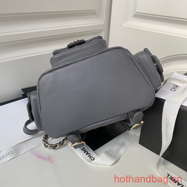 Chanel small BACKPACK AS4398 GRAY