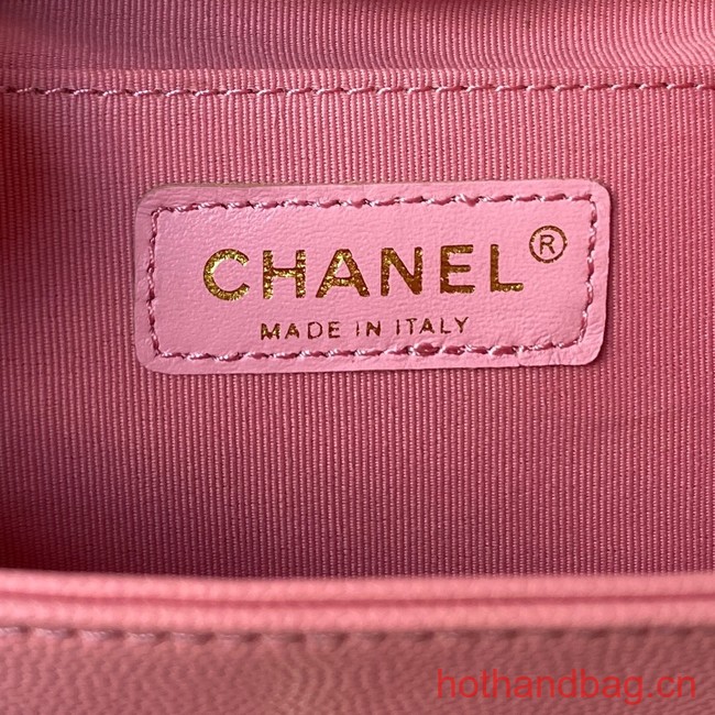 Chanel small BACKPACK AS4398 PINK