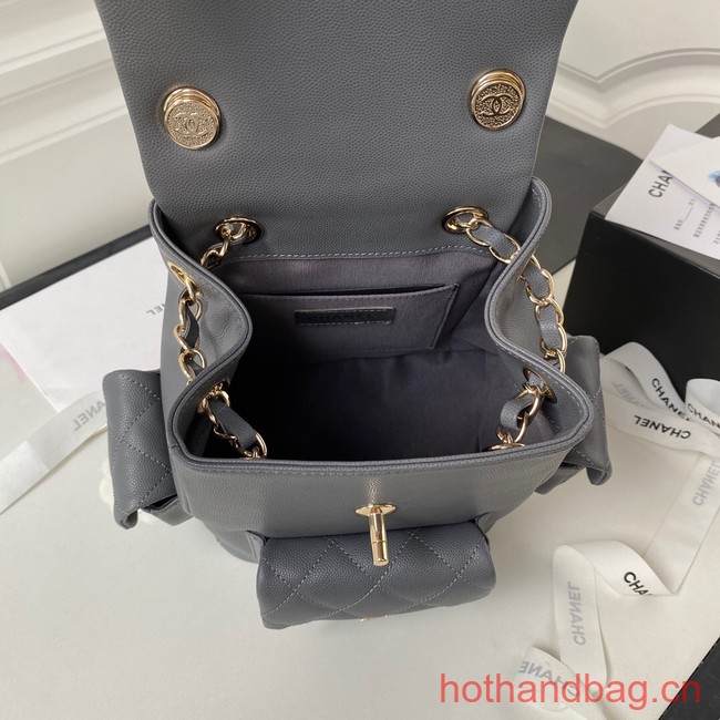 Chanel small BACKPACK AS4399 GRAY