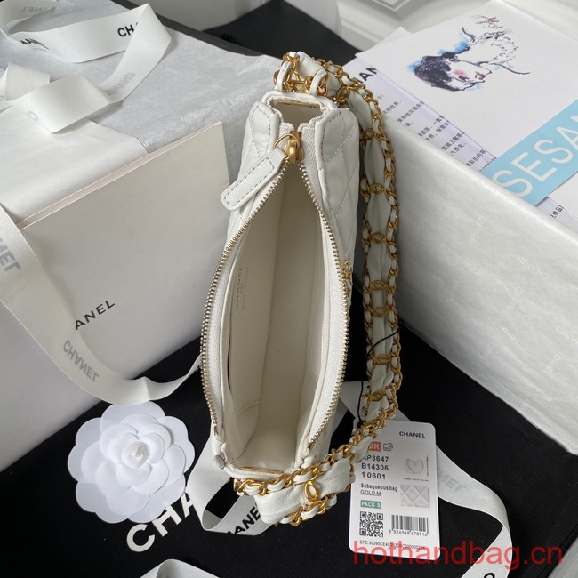 Chanel SMALL HOBO HANDBAG AP3647 white