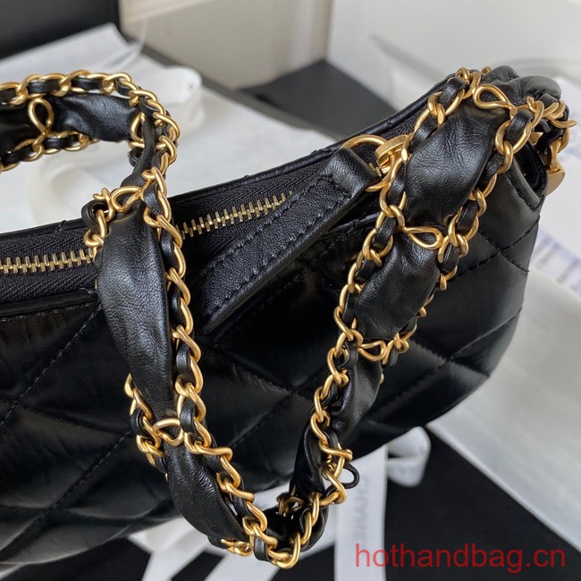 Chanel SMALL HOBO HANDBAG AS4422 black