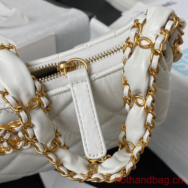 Chanel SMALL HOBO HANDBAG AS4422 white