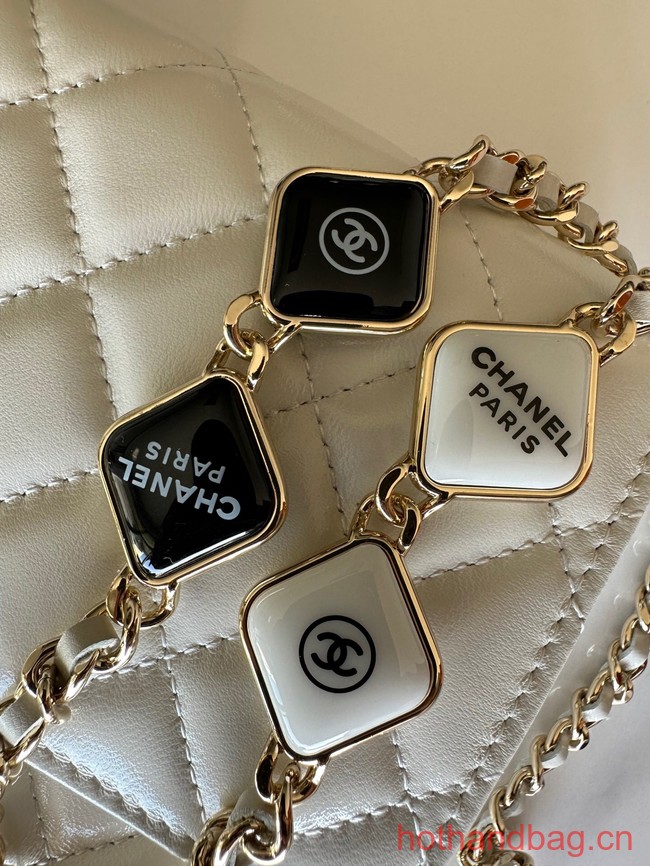 Chanel WALLET ON CHAIN AP3413 white