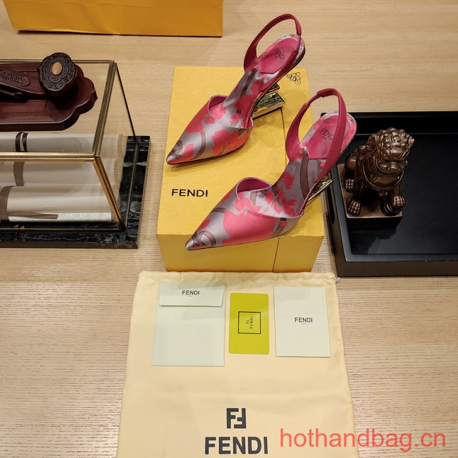 Fendi high-heeled 9CM slingbacks 93764-1