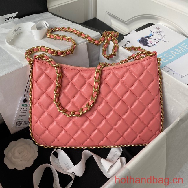 Chanel LARGE HOBO BAG AS4287 pink