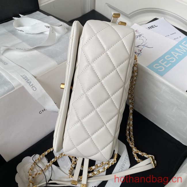 Chanel SMALL FLAP BAG AS4353 WHITE