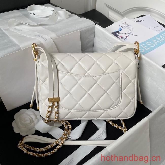 Chanel SMALL FLAP BAG AS4353 WHITE