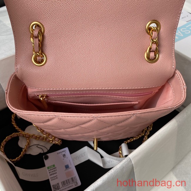 Chanel SMALL BACKPACK AS4490 pink