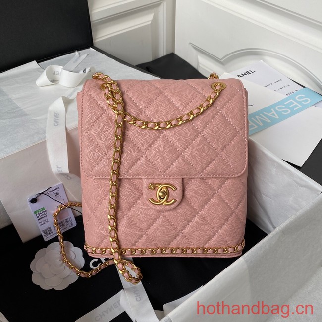 Chanel SMALL BACKPACK AS4490 pink