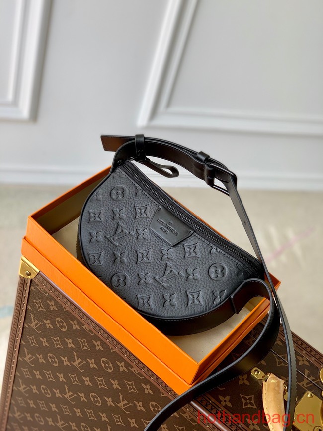 Louis vuitton Monogram Empreinte Moon Crossbody M23835 black