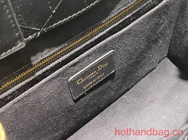 SMALL DIOR BOOK TOTE Black Calfskin M1295ZG