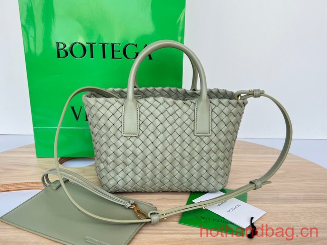 Bottega Veneta Mini Cabat 709464 Travertine