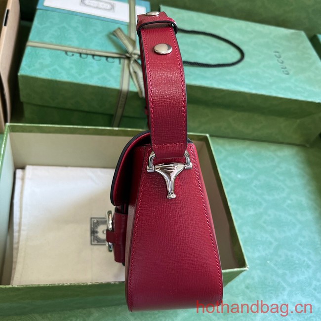 GUCCI HORSEBIT 1955 SMALL SHOULDER BAG 764155 Red