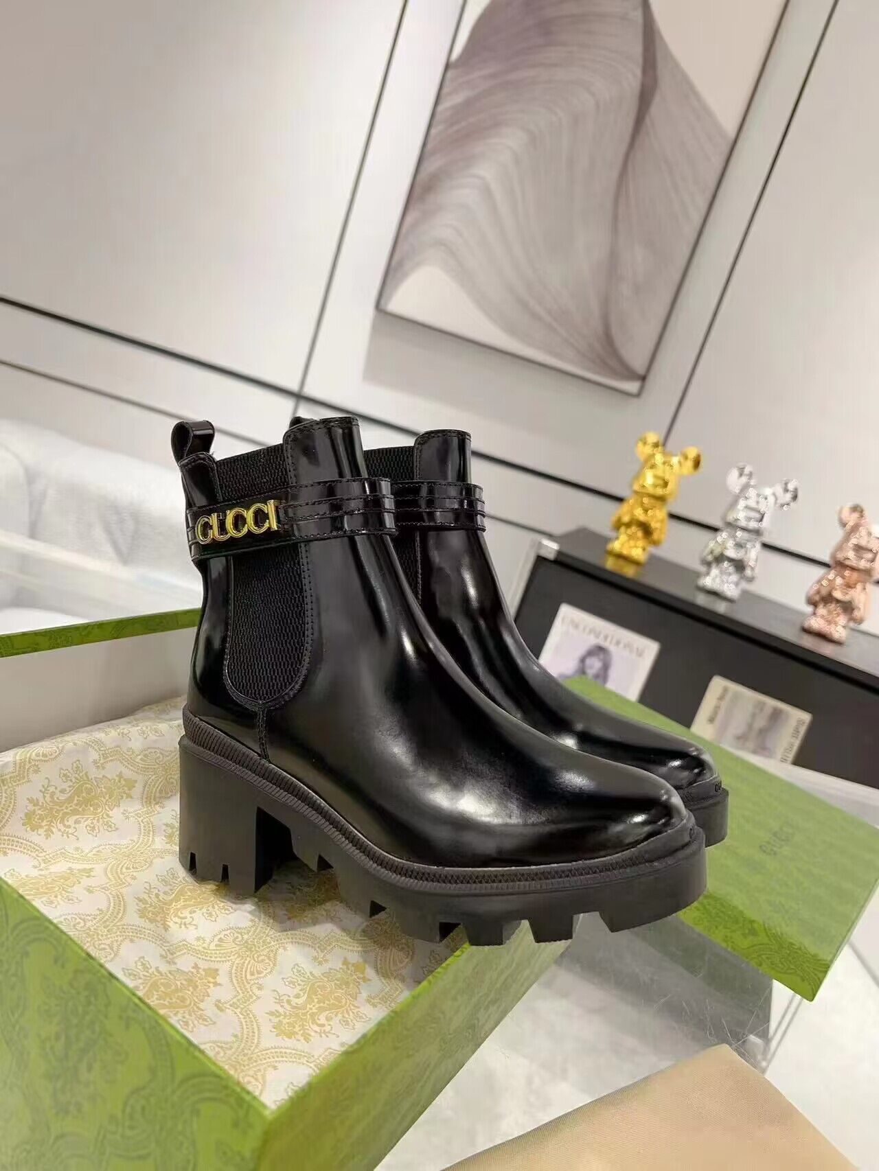 Gucci Boots G70293 Black