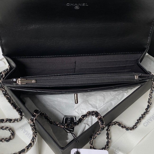 Chanel WALLET ON CHAIN AP3645 BLACK