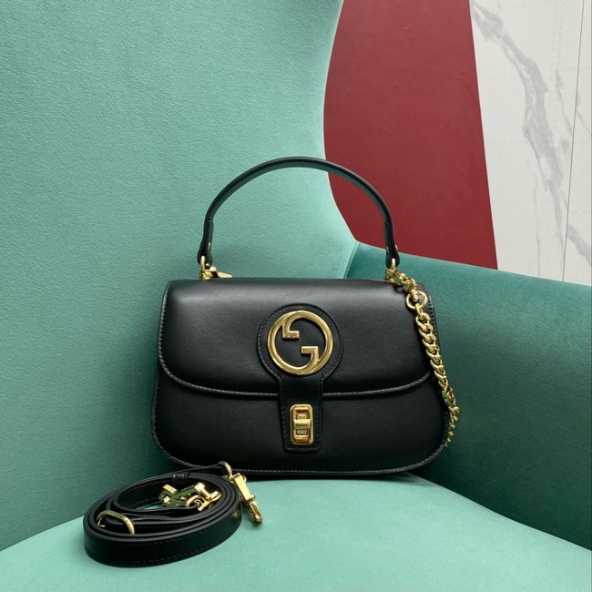 GUCCI BLONDIE SMALL TOP HANDLE BAG 735101 black