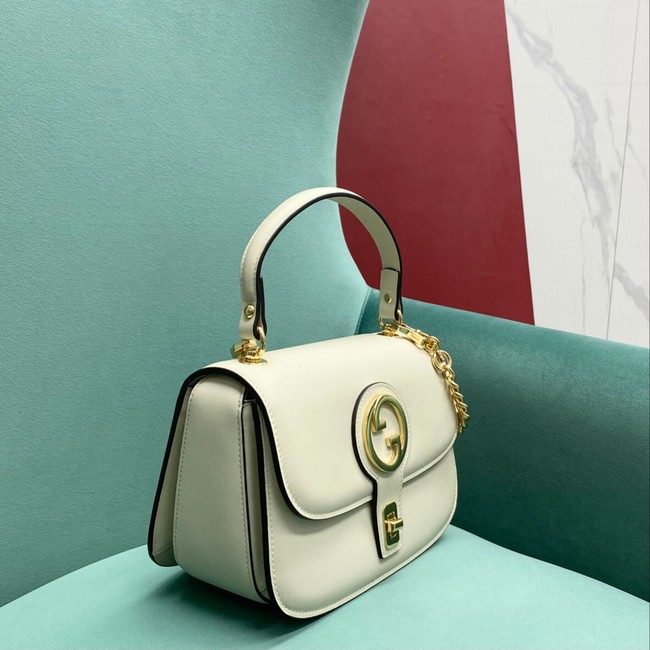 GUCCI BLONDIE SMALL TOP HANDLE BAG 735101 white