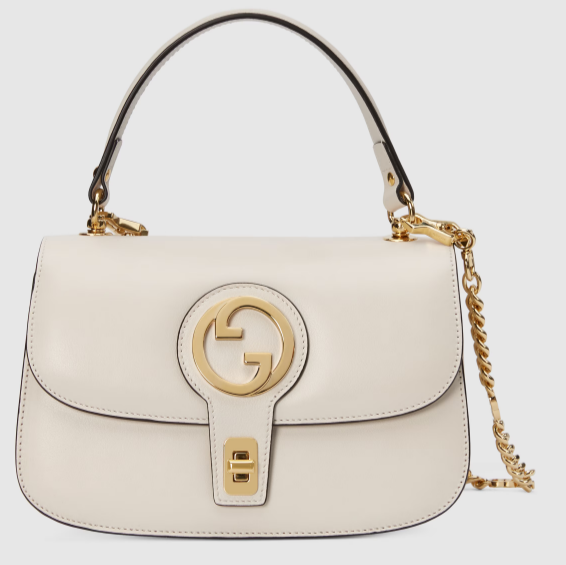 GUCCI BLONDIE SMALL TOP HANDLE BAG 735101 white