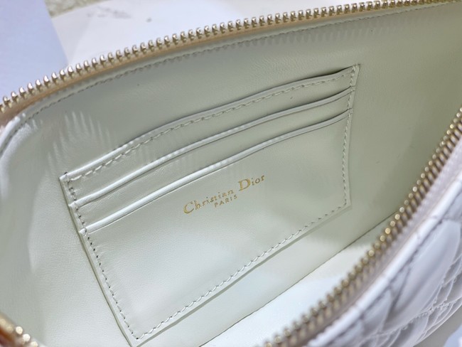 MISS DIOR MIDI MINI BAG white Cannage Lambskin S6006ONM