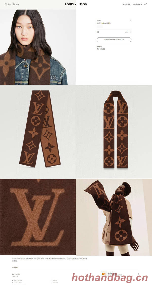 Louis Vuitton Scarf LVC00373