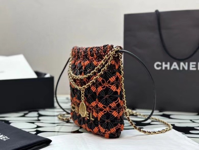 CHANEL 22 MINI HANDBAG AS3980 orange