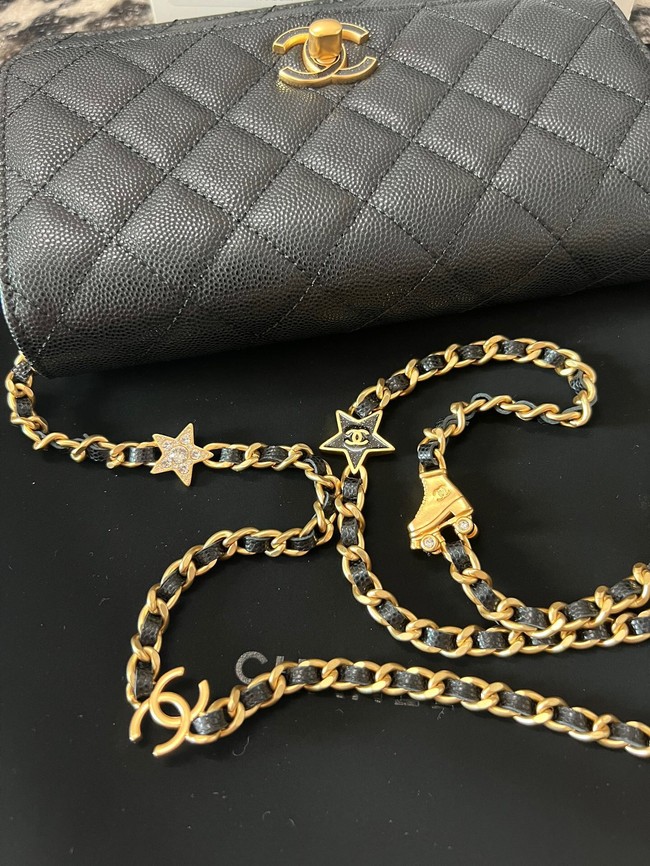 Chanel WALLET ON CHAIN AP3580 Black