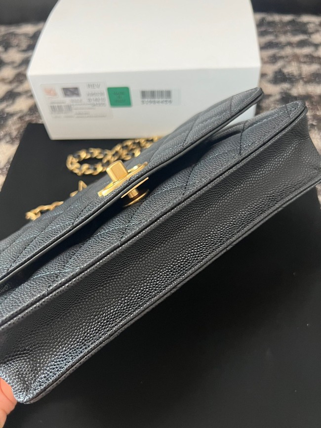 Chanel WALLET ON CHAIN AP3580 Black