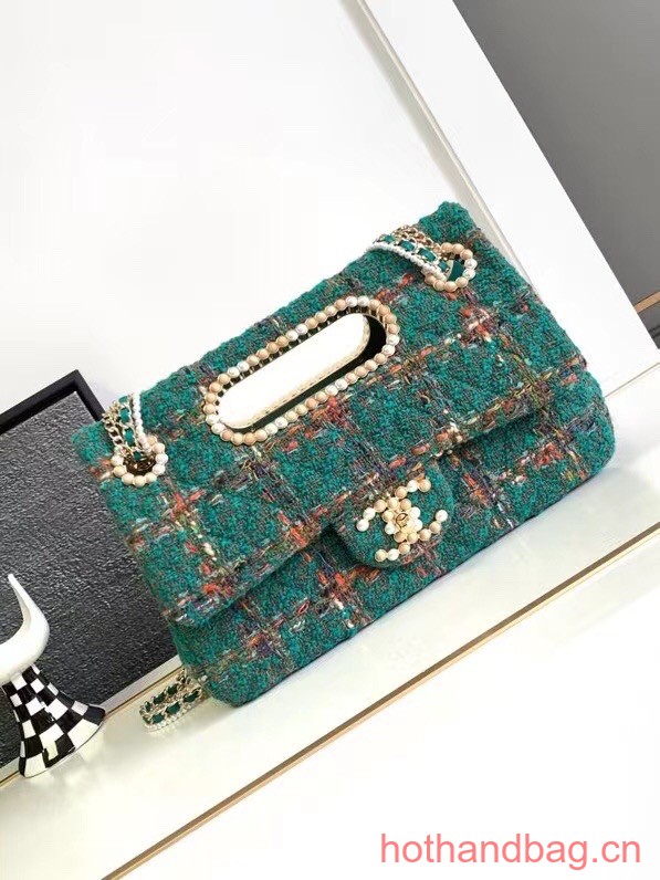 Chanel CLASSIC HANDBAG AS4221 green