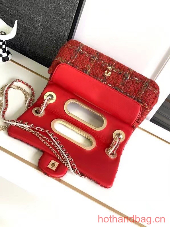 Chanel CLASSIC HANDBAG AS4221 red