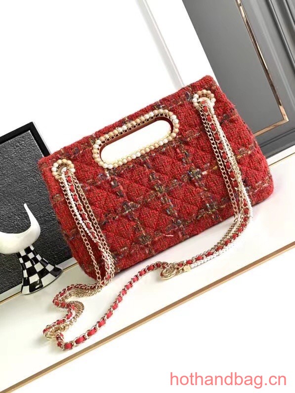 Chanel CLASSIC HANDBAG AS4221 red