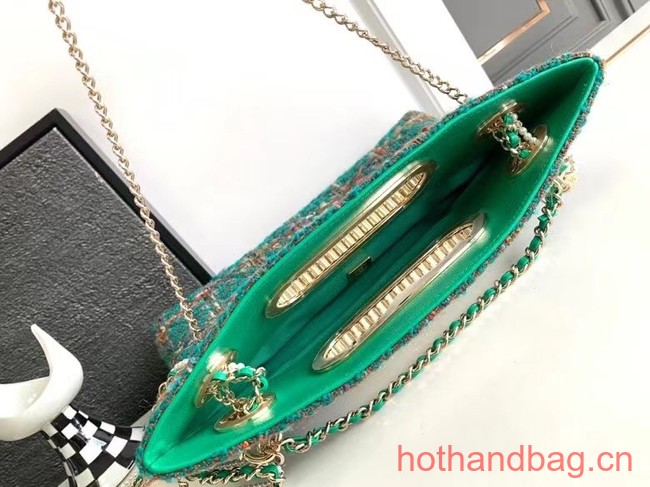 Chanel CLASSIC HANDBAG AS4222 green