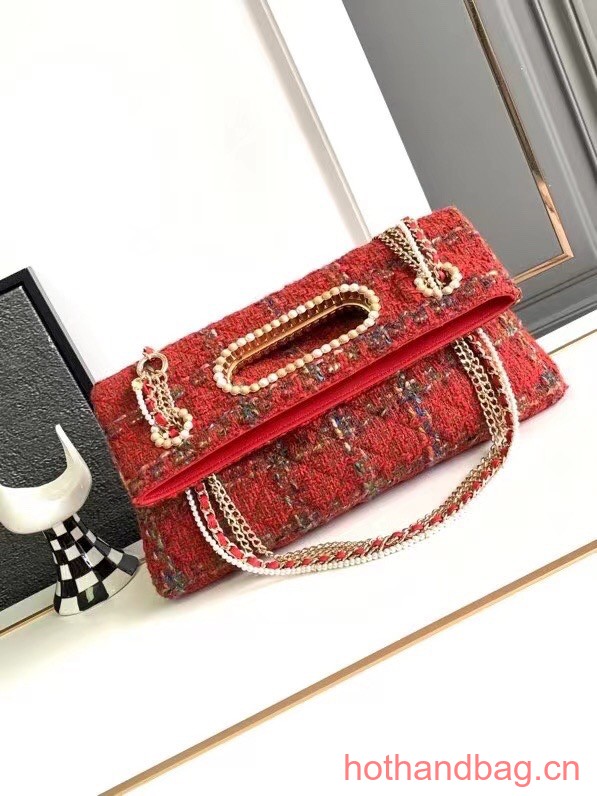 Chanel CLASSIC HANDBAG AS4222 red