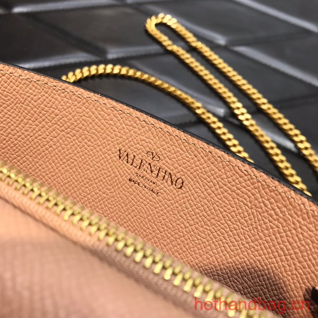 VALENTINO grain calfskin leather bag 0688 pink