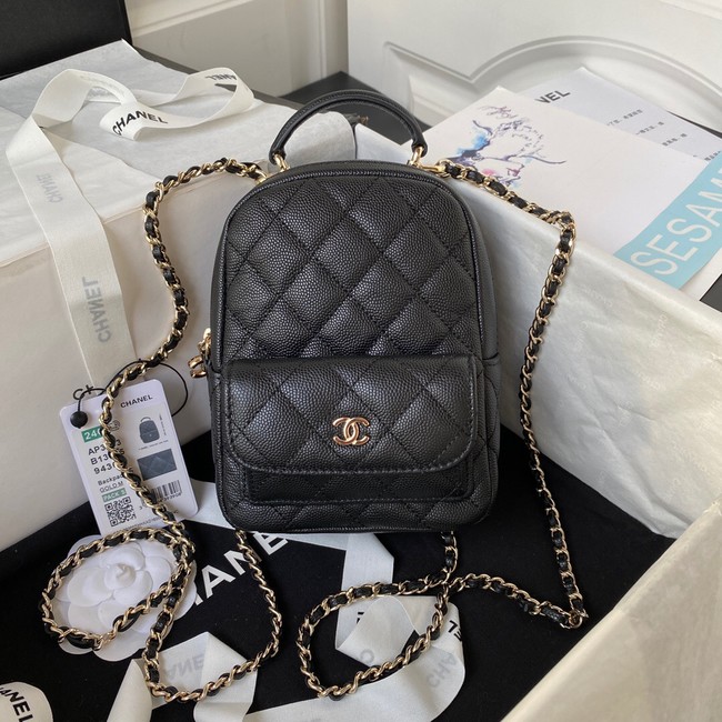 Chanel MINI BACKPACK AP3573 BLACK