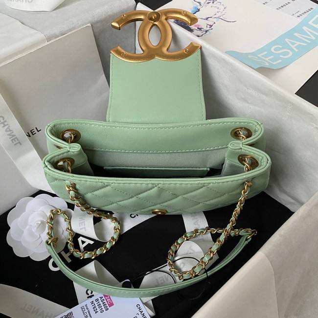 Chanel SMALL MESSENGER BAG AS4609 green