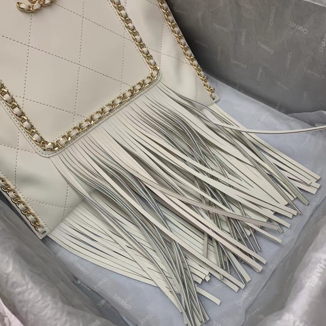 Chanel Shoulder Bag AS8016 white