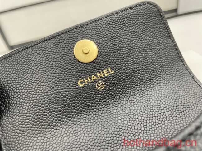 Chanel NANO CLUTCH WITH CHAIN A68128 black