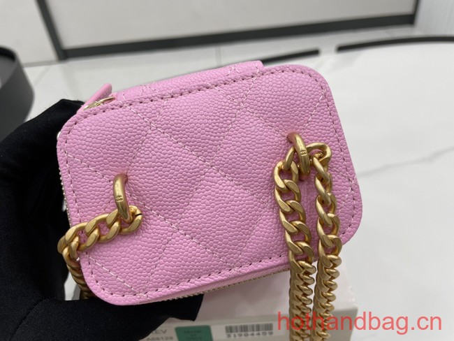 Chanel NANO CLUTCH WITH CHAIN A68129 PINK