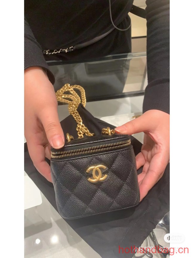 Chanel NANO CLUTCH WITH CHAIN A68129 black