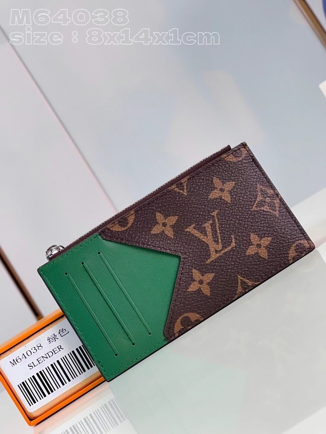 Louis Vuitton Coin Card Holder M82908 Green