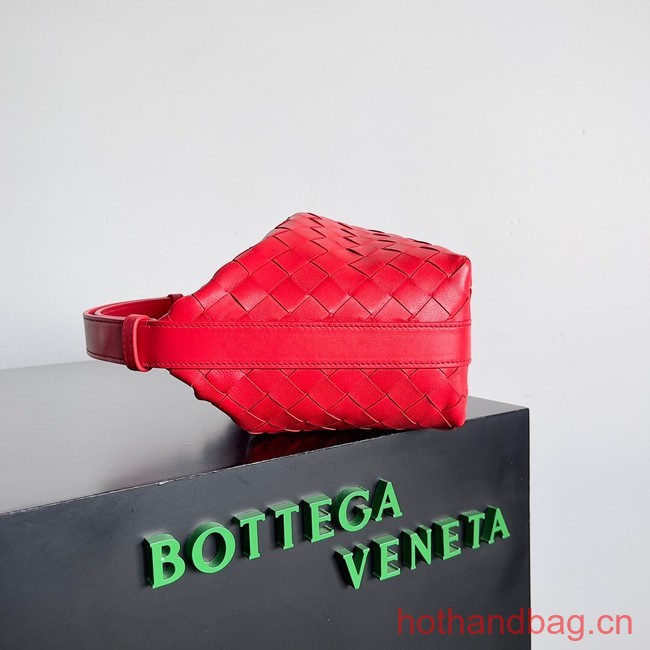 Bottega Veneta Mini Wallace 754443 red