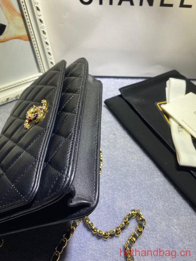 Chanel WALLET ON CHAIN AP1794 black