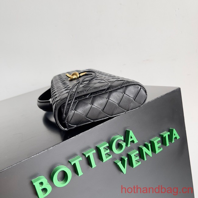 Bottega Veneta Long Clutch Andiamo With Handle 741511 black